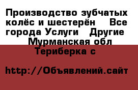 Производство зубчатых колёс и шестерён. - Все города Услуги » Другие   . Мурманская обл.,Териберка с.